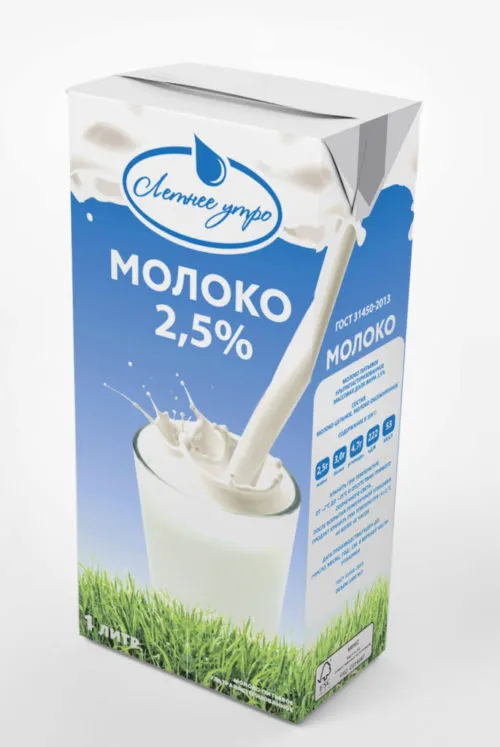 ультрапастеризованное молоко 3.2% и 2.5% 5